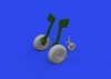 Eduard 672310 Bf 110E wheels EDUARD 1/72